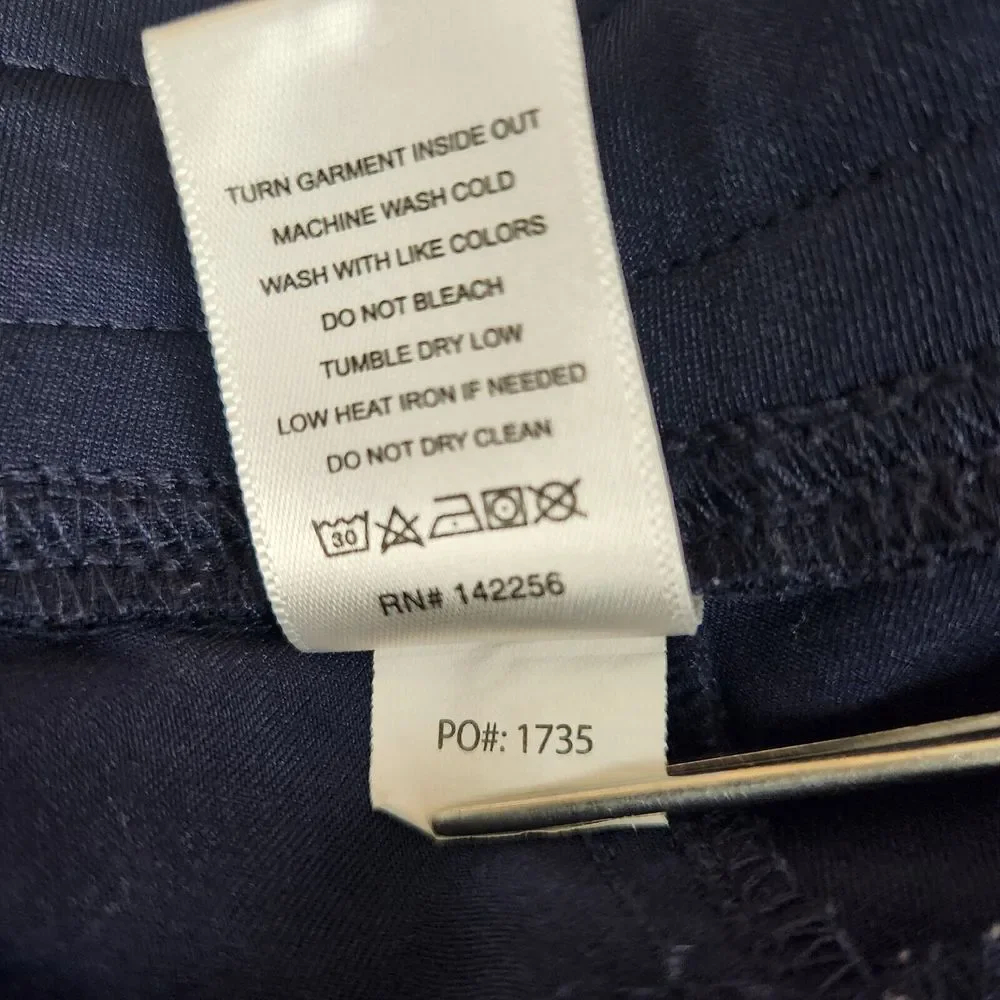 Figs Axim Mens XL Blue 7 Pockets Medical Scrub Pants Athletic Waistband Drawcord